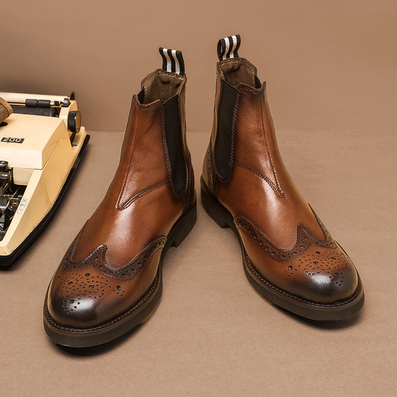 Dark Brown Children's Boots