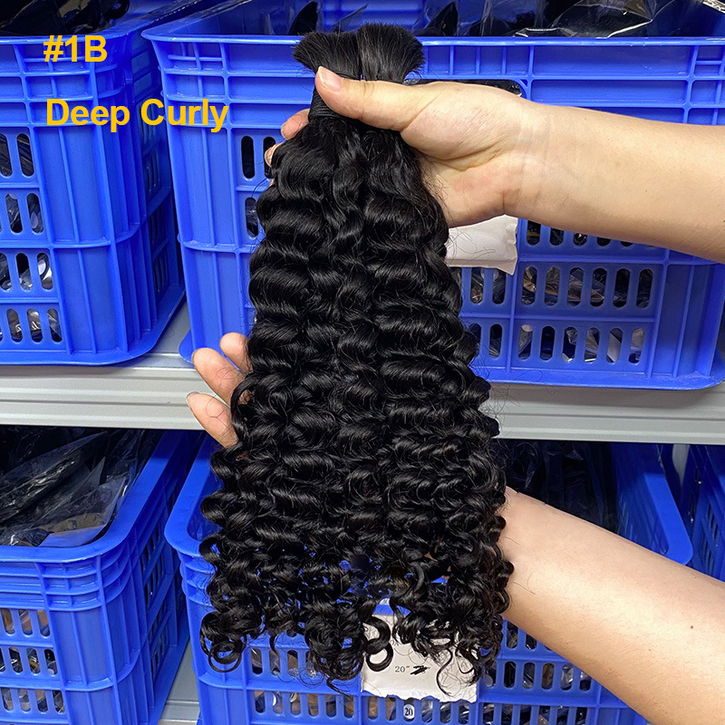 Extensiones de Cabello Humano 12A de Cabello Real Tejido a Mano para Mujeres