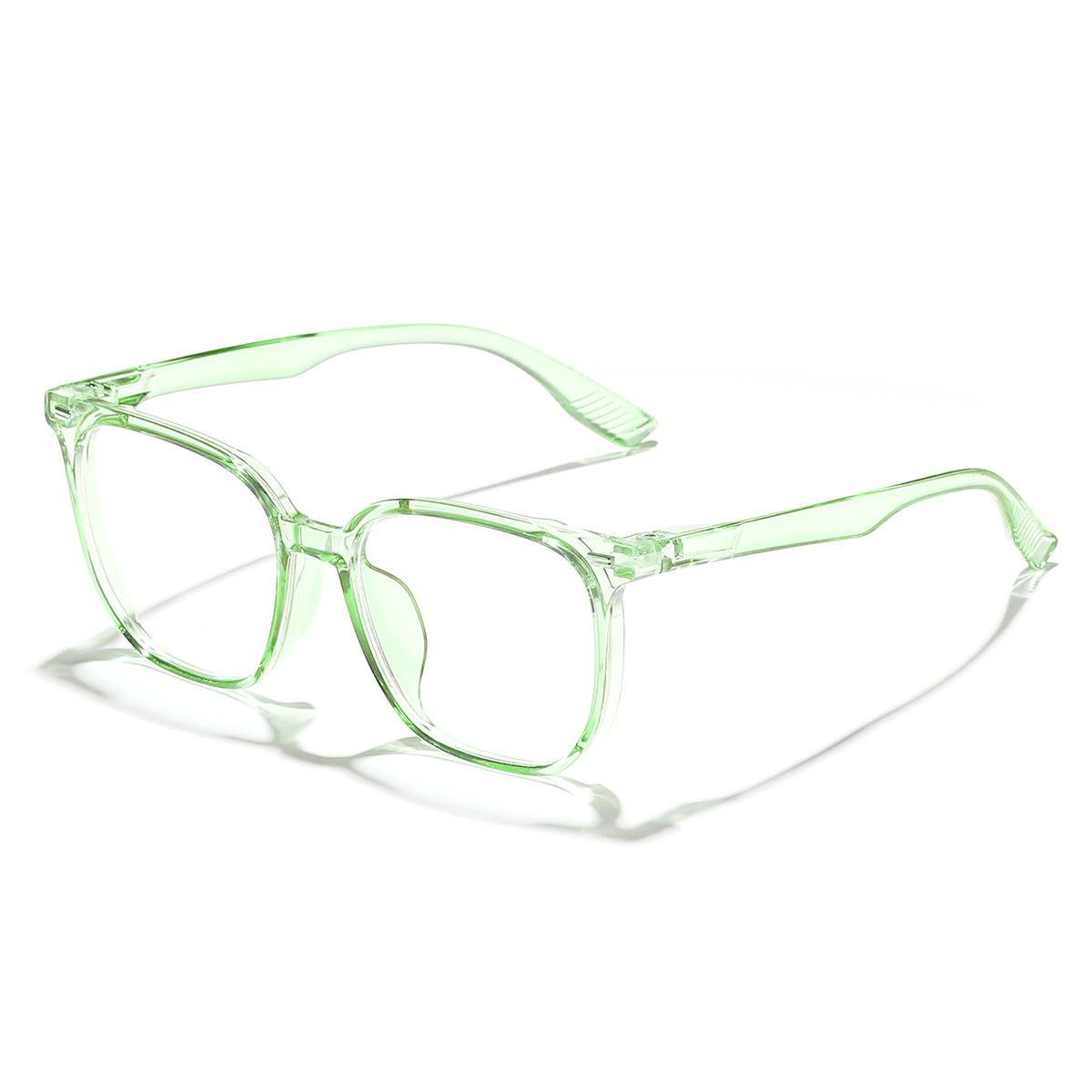 Nueva venta al por mayor caja clásica campus moda Anti-azul gafas de luz llano cara pequeña miopía gafas de Marco