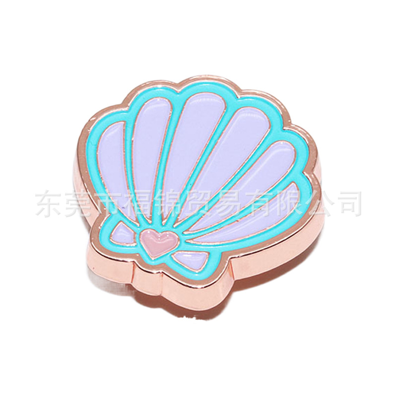 Nuevos accesorios de zapatos de hormigón, botones de zapatos de fruta metálica, accesorios de zapatos de flores del centro comercial