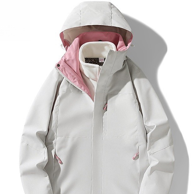 Outdoor Jacket Women's Autumn and Winter New Style Three-In-One Waterproof Mountaineering Jacket