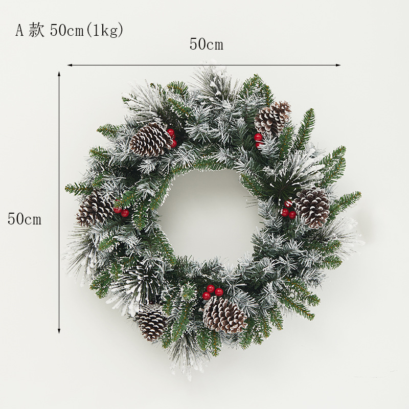 Nuevos colgantes de guirnaldas de Navidad colgantes de pared pe guirnaldas de hotel centro comercial escenario de decoración de Navidad props