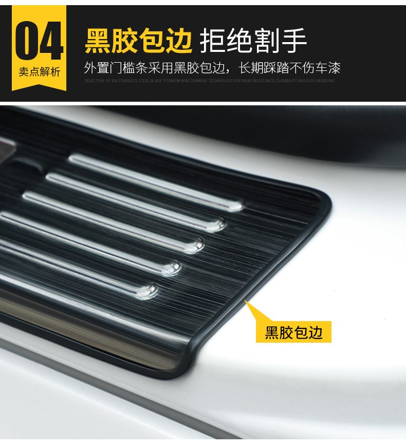 18-24 Accord/Yingshipai Threshold Bar Welcome Pedal Guard Modified Automotive Interior Accessories
