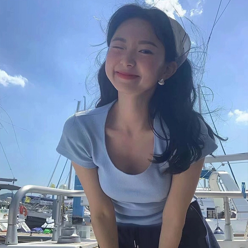 Internet celebridad dulce fresco personalizado pendientes de concha hembra no perforado mosquito bobina oreja clip temperamento moda nicho pendientes simples moda