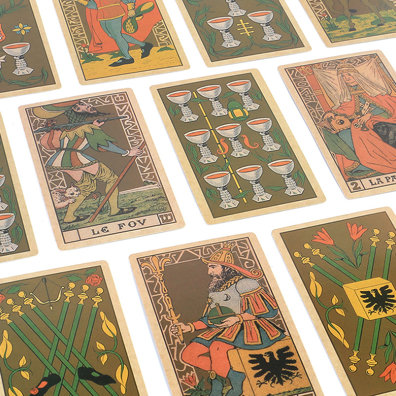 Symbolic Tarot Of Wirth Oracle Cards For Party Games And Divination_voghion.com
