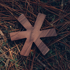 Wooden trivet for solid wood pot, creative cup mat, dining table kitchen bowl pad, large size sand pot heat-resistant dish mat