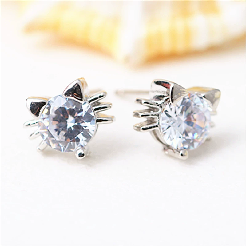 Серьги из циркония небольшого дизайна, универсальные, AliExpress, Amazon, оптовая продажа