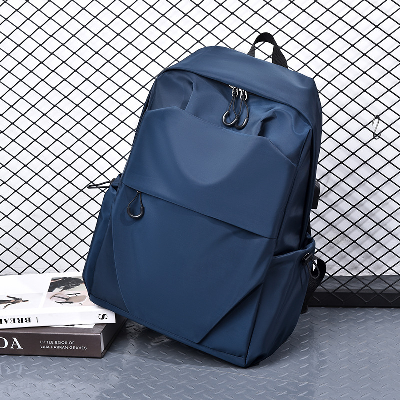 Amazon nuevo bolso de la computadora de gran capacidad mochila portátil logotipo imprimible Mochila De Negocios fábrica al por mayor