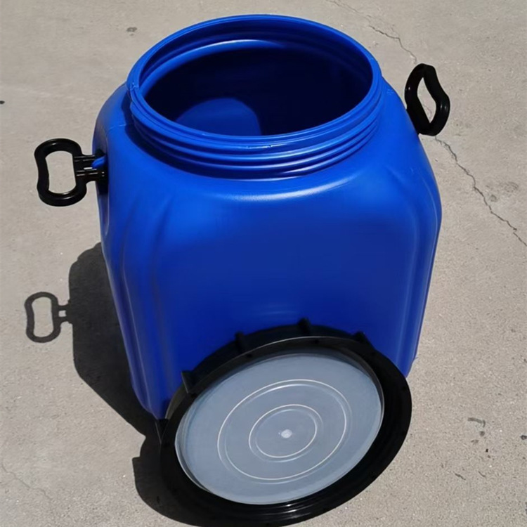 新款聚禄定制山东30L升化工桶 蓝30公斤乳液桶 30L石油化工塑料桶