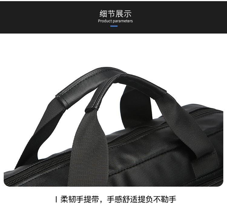 The new 2024 minimalist and sophisticated briefcase men's large-capacity casual sports single-shoulder bag is water-resistant for cross-border use undefined