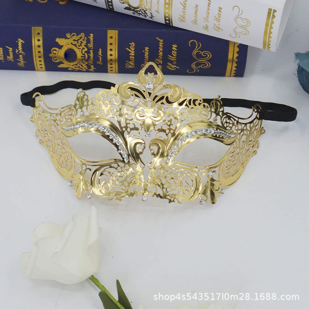 Amazon máscaras de metal calientes, máscaras de hierro forjado, máscaras de alta calidad, máscaras de fiesta de mascaras