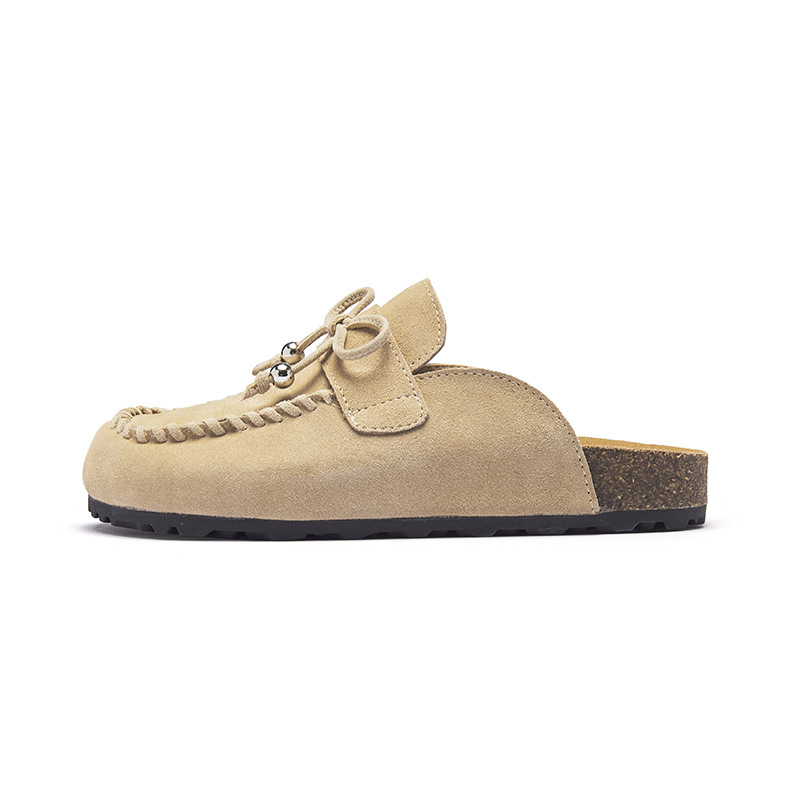 Antiguo león Denbocken zapatos medio zapatillas mujeres 2026 nueva primavera con suela gruesa Bocken zapatos con falda