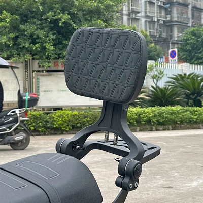 Motorcycle bumper — for Zongshen Rubik's Cube 150 - tianpeng-t01-cnc-aluminum-alloy-folding-black-backrest-tail-rack