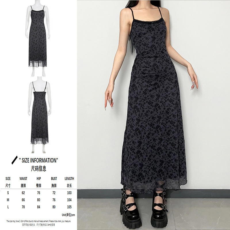 IAMSURE 【フレンチドレス】サスペンダーワンピース レディース サマーショートスカート # ロマンチックなドレス # ホットガールAラインスカート|undefined