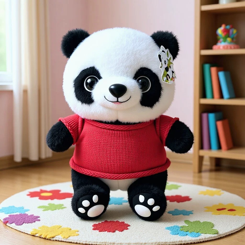 Panda lindo muñeca de peluche vestido Tesoro Nacional Panda muñeca Chengdu recuerdos festivos regalos impresión logotipo