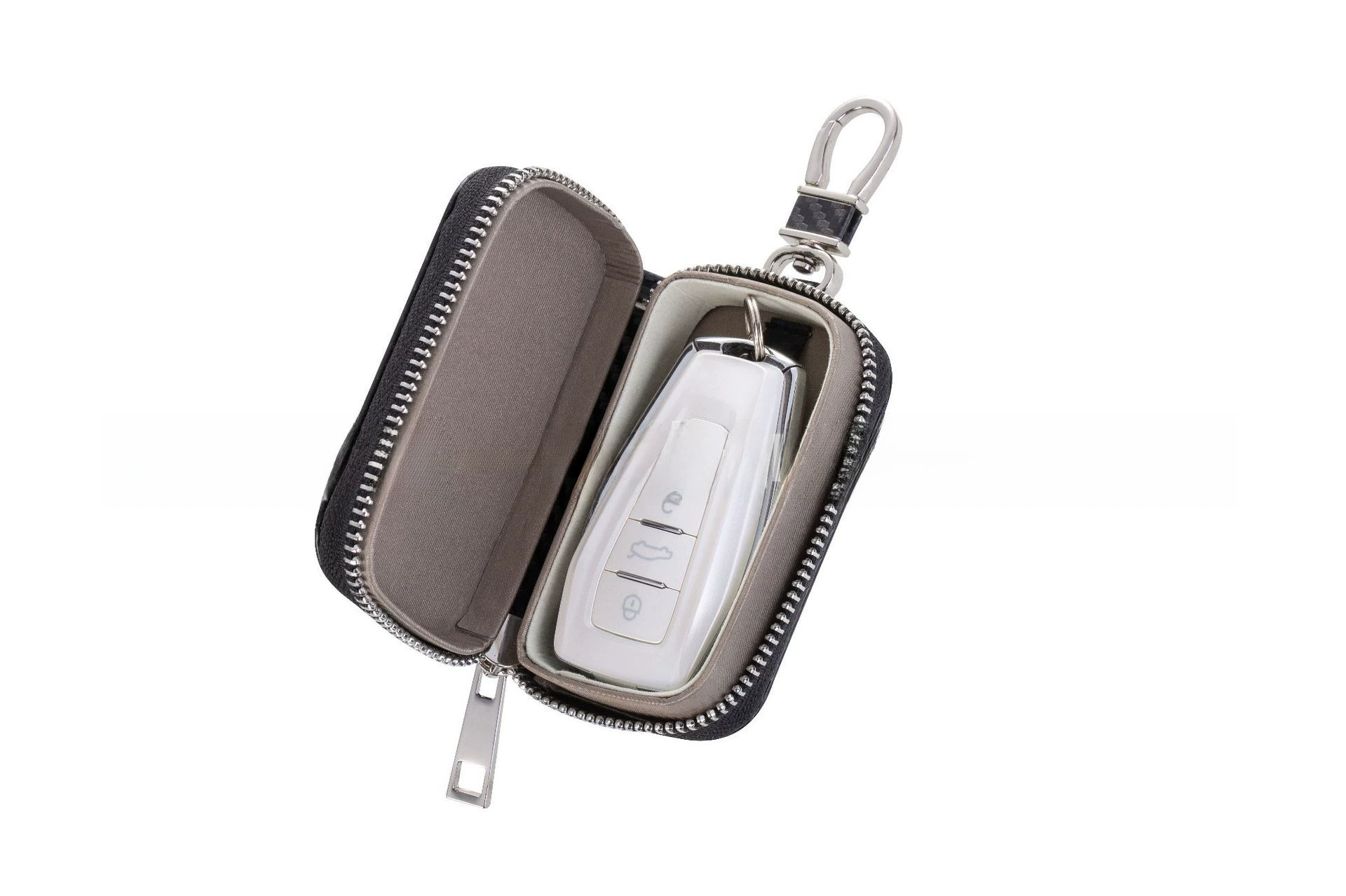 Фабричная продажа RFID экранирующая сигнал молния автомобильная сумка ключ сигнал экранирующая коробка может нести сигнал экранирующая коробка