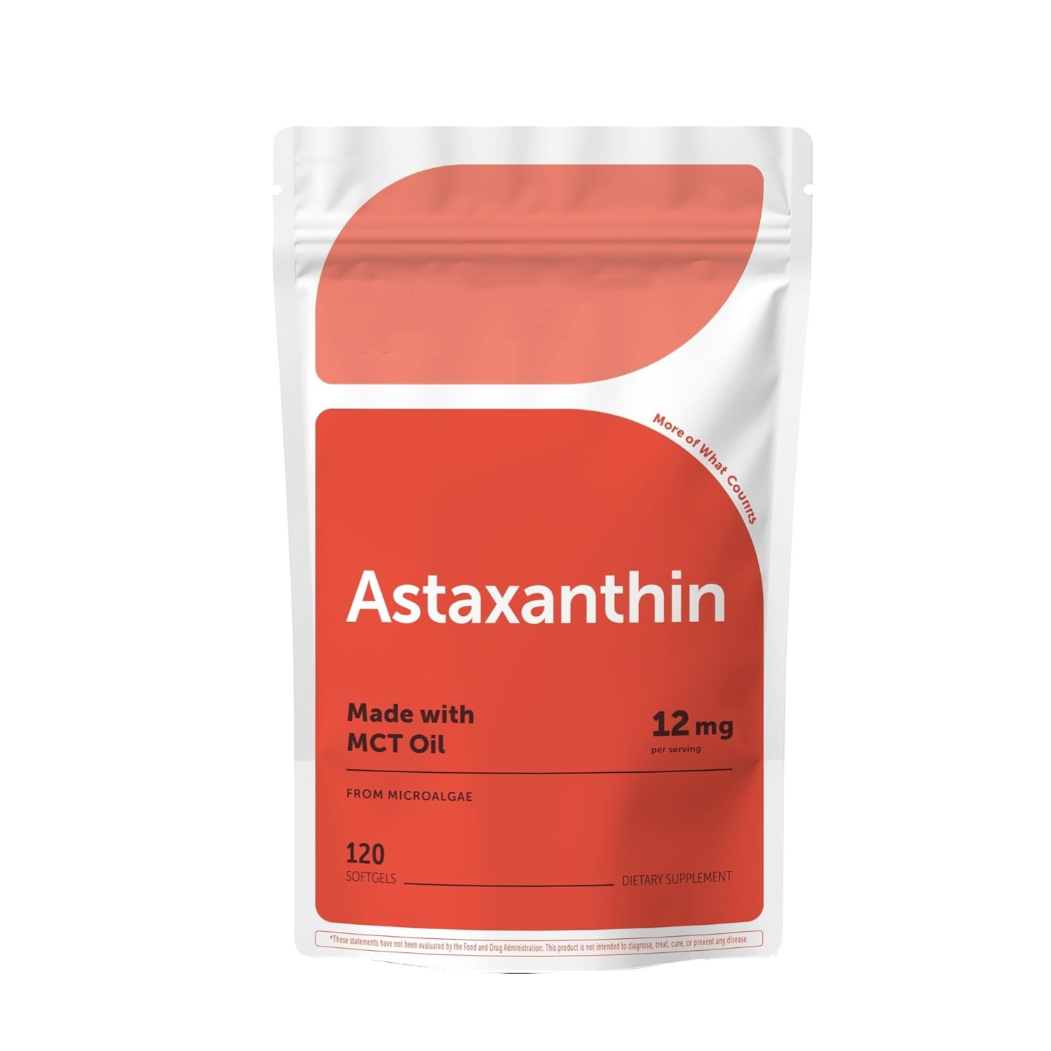 Astaxanthin softgels 120 capsules (white label)