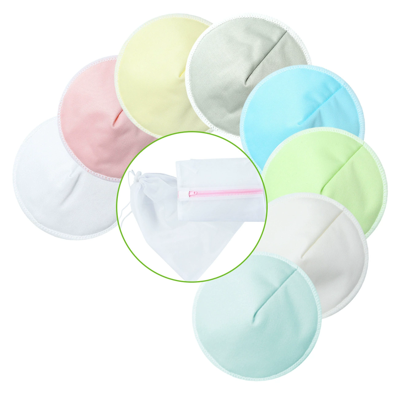 Трехслойные ультратонкие водонепроницаемые дышащие подушечки для груди из бамбукового волокна, многоразовые популярные подушечки для груди в форме чаши, предотвращающие переливание, наклейки для перелива груди