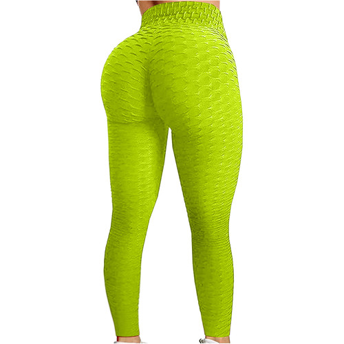Codeless Amazon Sports Quick-Dry Fitness Casual Pineapple Pattern Yoga Pants with Booty Bubbles for Women in Multiple Colors