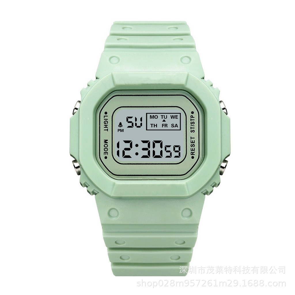 Unicornio reloj mujer estudiante simple chica luminosa hombres impermeable deportes coreano ins Colegio estilo reloj electrónico