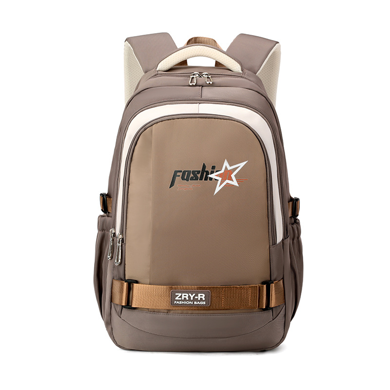 Peces naturales estudiantes de secundaria impermeable y transpirable nueva mochila de gran capacidad bolsa de computadora multicapa