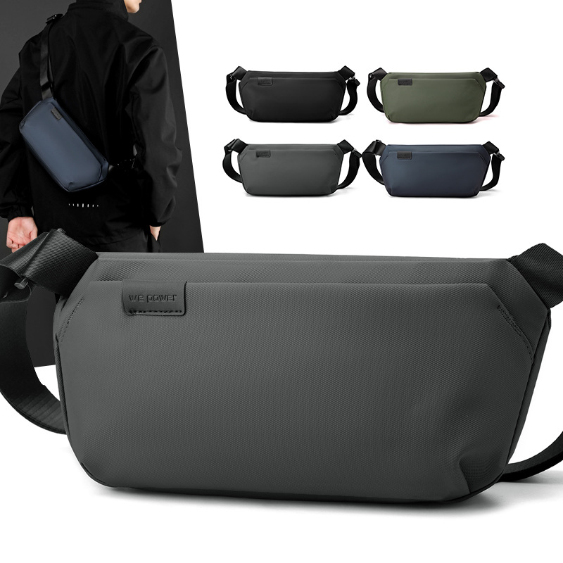 WEPOWER nuevo tipo de bolso ligero casual versátil bolso de hombro de moda de tendencia con capacidad de viento para montar bolso de pecho de viaje