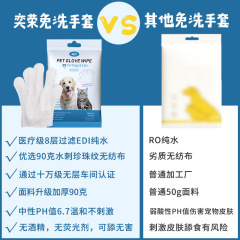 ペット用使い捨て手袋 猫犬スパグローブ 90G ドライクリーニング