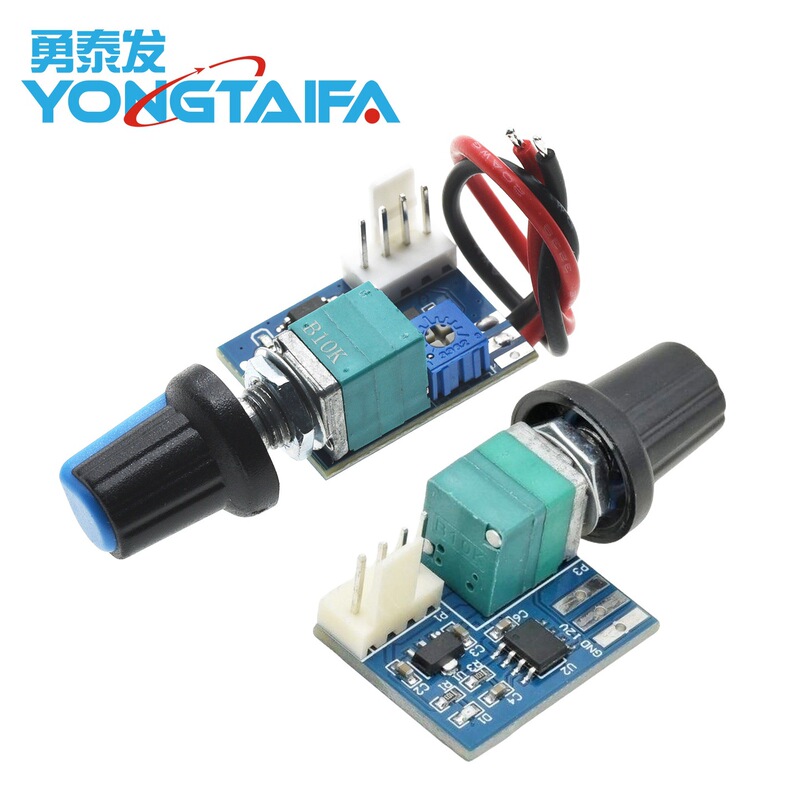 Computer Case Fan Fan Speed Regulator Pwm Speed Controller 12V Single Channel 4-Pin Low Power Silent