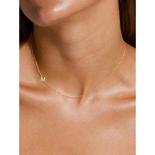 H 37221 A-Z Stainless Steel Necklace ��ĸ�������������