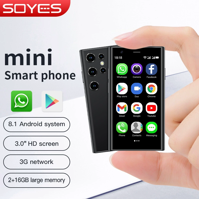 Mini smartphone Google S23, 3.0" HD, Android 8.1, 2+16 GB, 3G