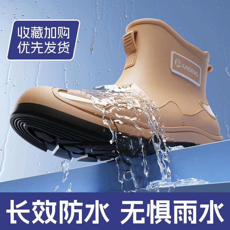 Ankle Work Boots, Unisex Short Cylinder, Wear‑Resistant Non‑Slip, Optional Cotton Lining, Sizes 35–44