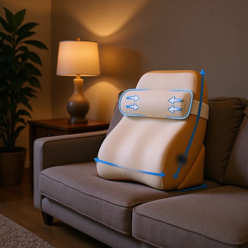 Bedside Cushion, Neck Protector, Waist Pillow, Sofa Bed, Lumbar Support Artifact, Bedroom Reading Back Cushion