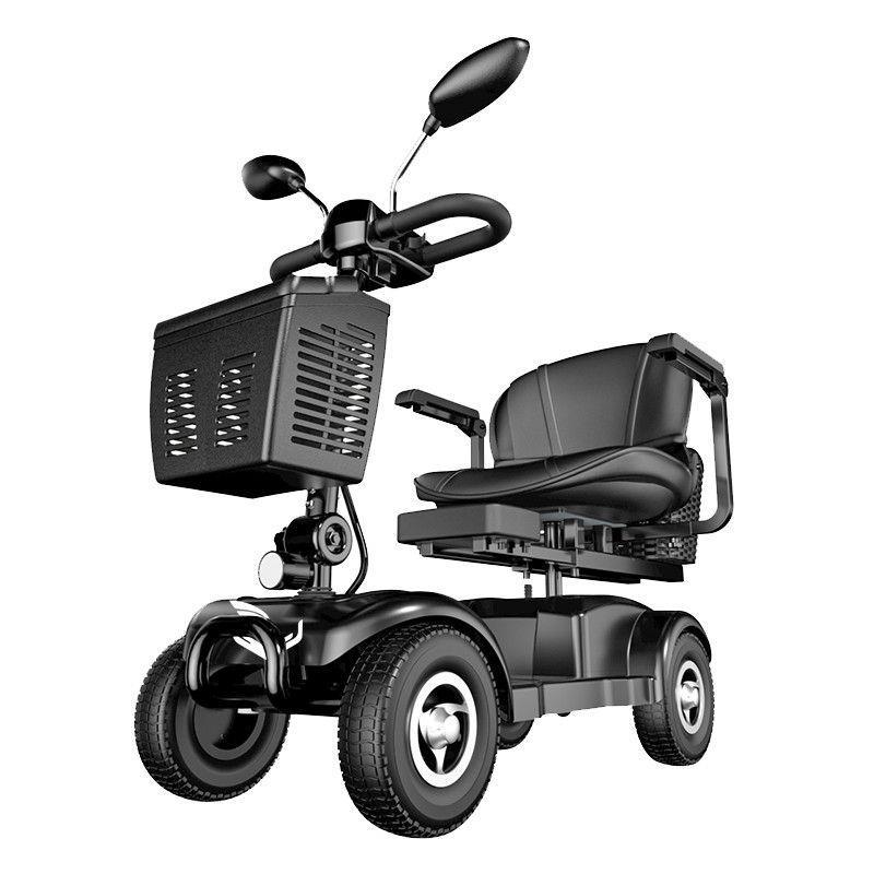 Elderly People's Mobility Aid, Electric Vehicle for Seniors, Four-Wheeled Electric Vehicle, a Mobility Tool for Young People, Fully Intelligent Folding Vehicle