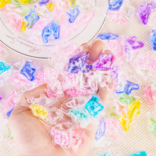 Laundry Beads Three-in-One Wholesale Manufacturer Three-Cavity Laundry Beads Powerful Deep Decontamination and Fragrance Concentrated Laundry Detergent