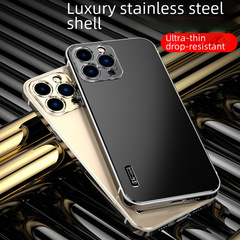 超火爆iphone15適用蘋果14手機殼13pro金屬13promax原機色12鏡頭