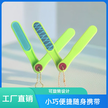 旋转可纳米玻璃指甲锉玻璃抛光锉美甲修甲工具美容店专用