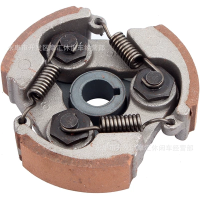 Mini motorcycle accessories 47-49cc small sports car off-road 40-6 two-punch clutch rejection block clutch plate Red (Motorcycle General Parts)