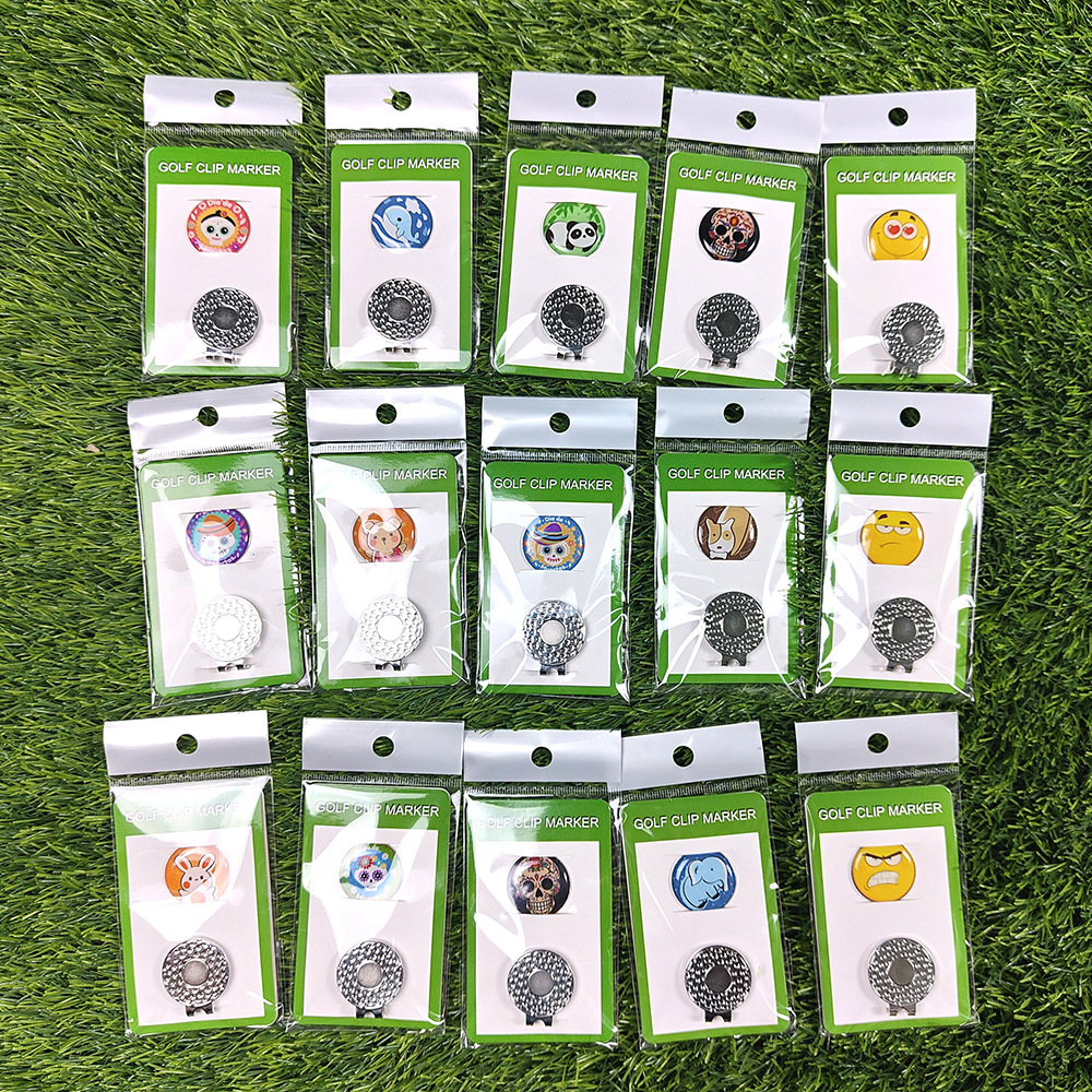Clip de gorra de marcador de pelota de golf imán marcador de pelota clip de golf marca de gorra de golf clip de múltiples opciones