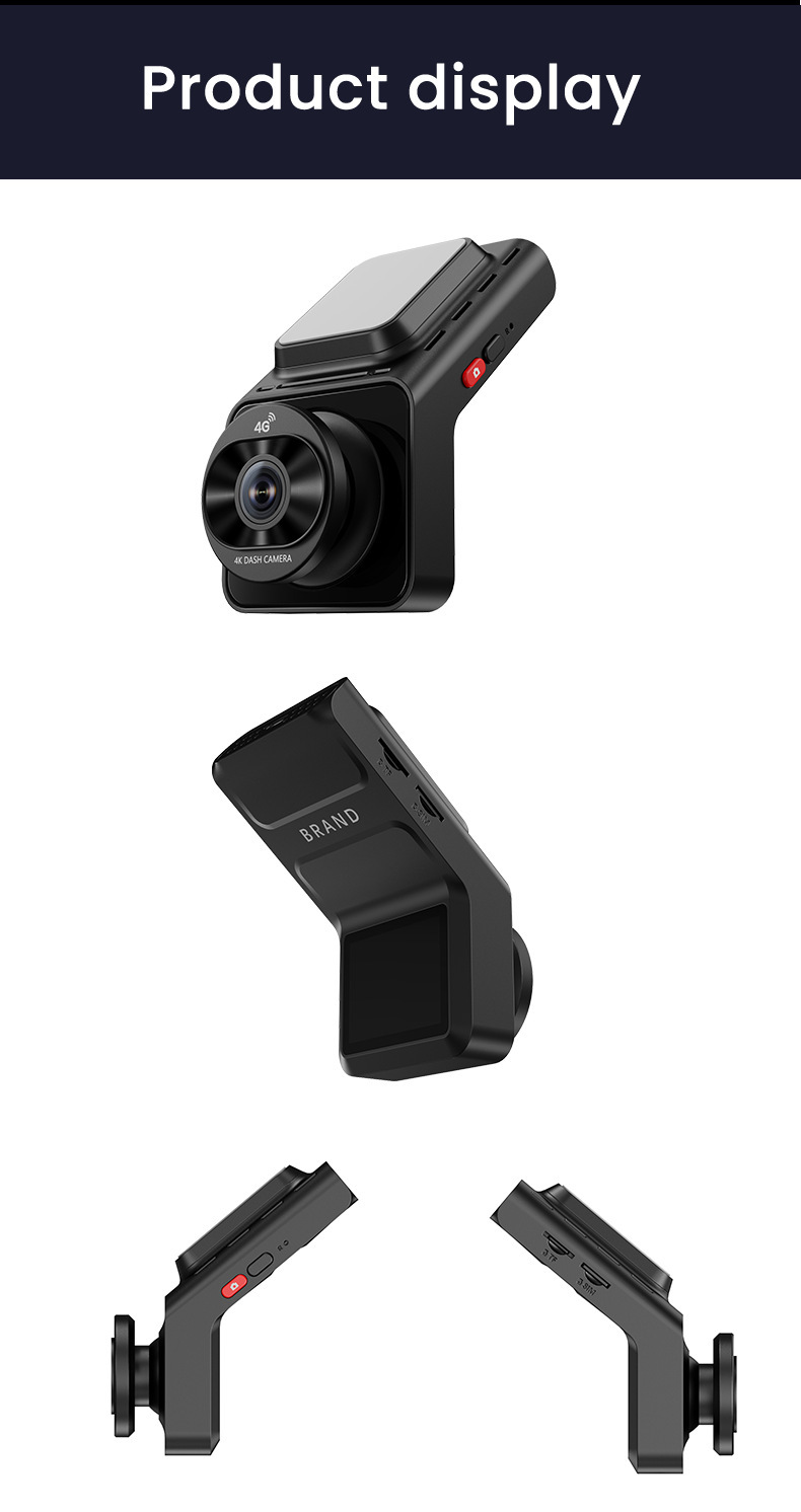 Cross-Border High-Definition Driving Recorder 4g Remote 24-Hour Parking Monitoring Adas Intelligent Driving Bsd Blind Spot Monitoring Wf Connectivity