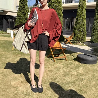 [初打]十三行早春上新法式简约麻感肌理针织休闲百搭短裤女ZB3271