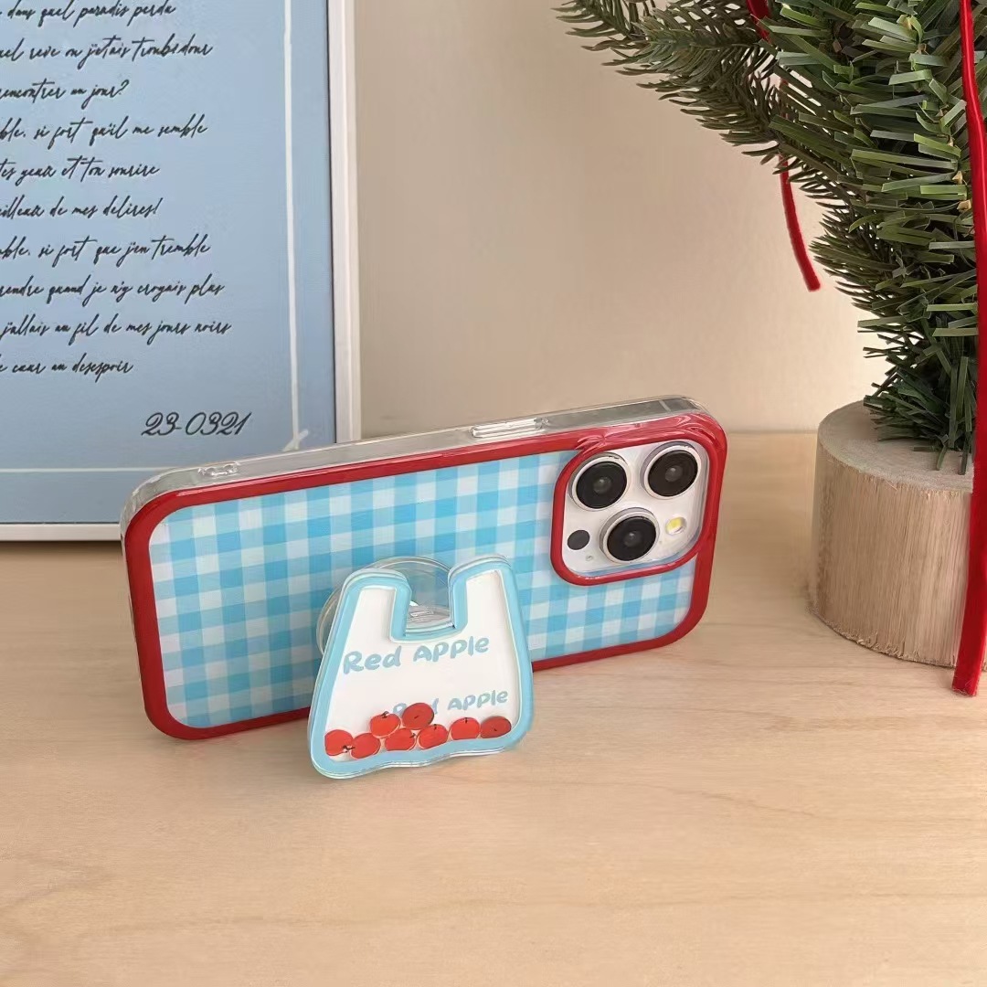 Ins estilo coreano lindo oso de línea para 15ProMax nuevo iPhone 14 Apple 13P funda para teléfono móvil 12 mujeres