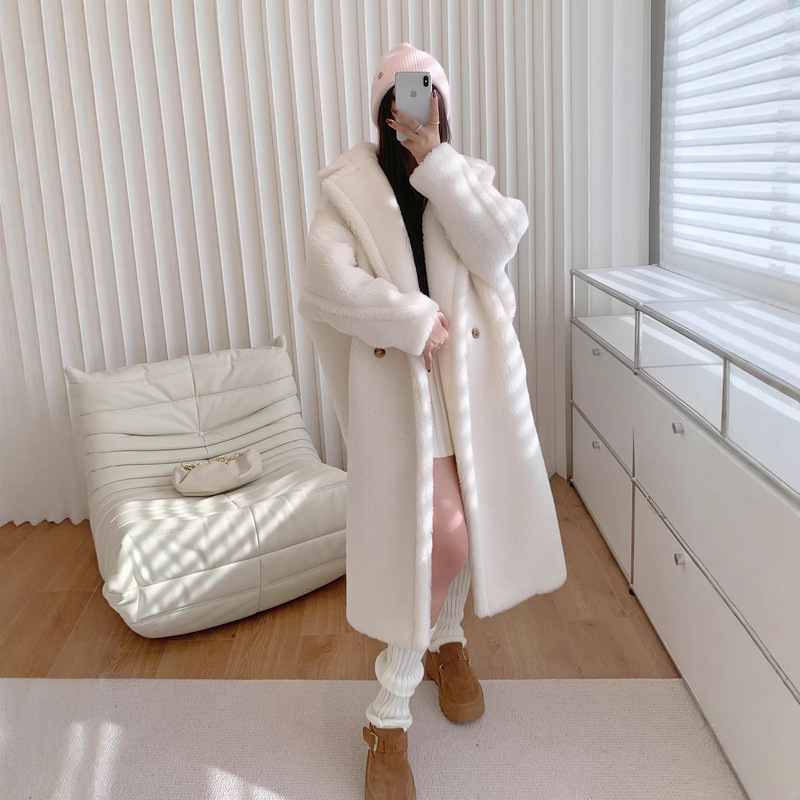 2025 New Model m Brand Cream White Teddy Bear Coat for Women, Alpaca Fur Oversized Mid-Length Coat 2025 New Model m Brand Cream White Teddy Bear Coat for Women, Alpaca Fur Oversized Mid-Length Coat