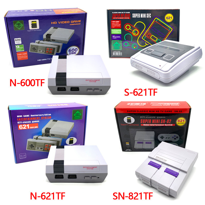 NES600 SFC621 SNES821 retro mini HD TV game machine doubles TF game can be stored NES600 SFC621 SNES821 retro mini HD TV game machine doubles TF game can be stored