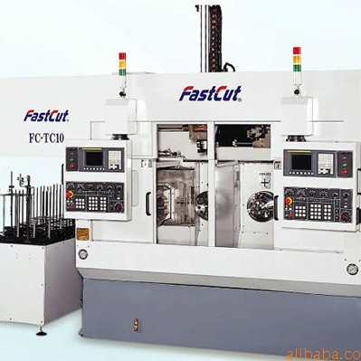 台湾源亿 数控双头车床 双主轴双刀塔 高精度CNC卧式车床