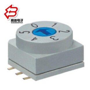 Waterproof 6-Position Encoding Switch Waterproof Rotary Encoding Switch 6-Position Patch 6-Position Rotary Switch 10*10mm