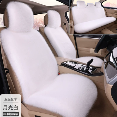Cushion Winter Wool Cushion | Seat cushion, seat cover - moonlight-white-one-piece-standard-edition