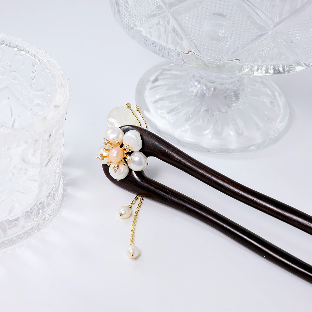 Antiguo estilo fluido de pellizco para mujeres de alto nivel estilo de vestimenta china nuevo estilo chino pellizco de madera paso pellizco pellizco al por mayor