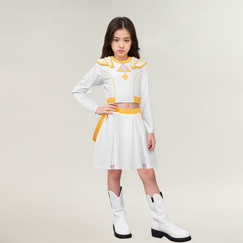 跨境新款猎魔女团cos服 流行歌手米拉鲁米佐依cosplay儿童演出服|undefined