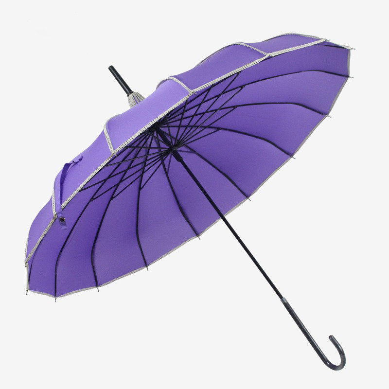 宝塔伞紫色