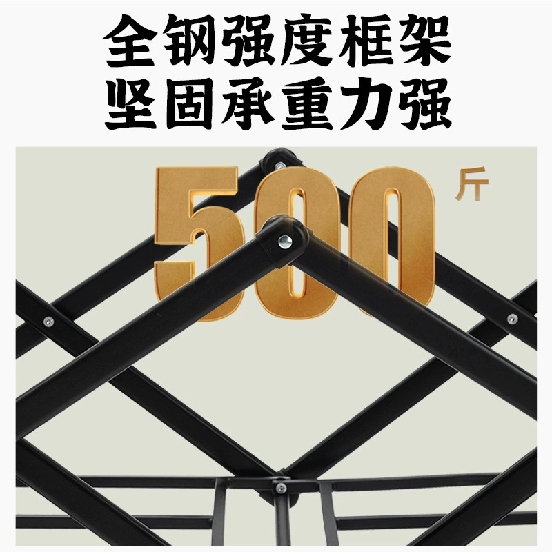 Folding camper outdoor pushable picnic tow courier pull rod stall push Amazon wholesale